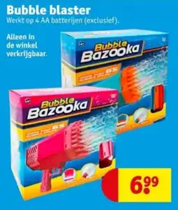 Kruidvat Bubble blaster aanbieding