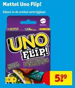 Kruidvat Mattel Uno Flip! aanbieding