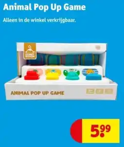 Kruidvat Animal Pop Up Game aanbieding