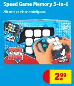 Kruidvat Speed Game Memory 5-in-1 aanbieding