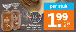 Albert Heijn Alle AH Bakkersbrood vloerbrood heel aanbieding