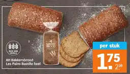 Albert Heijn AH Bakkersbrood Les Pains Bastille heel aanbieding