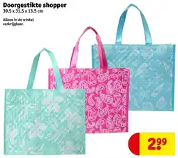 Kruidvat Doorgestikte Shopper aanbieding