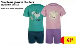 Kruidvat Shortama glow in the dark aanbieding