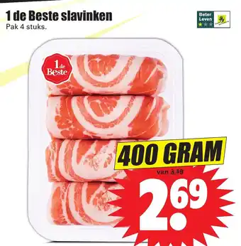 Dirk 1 de Beste slavinken 400g aanbieding