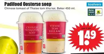 Dirk Padifood oosterse soep 450ml aanbieding