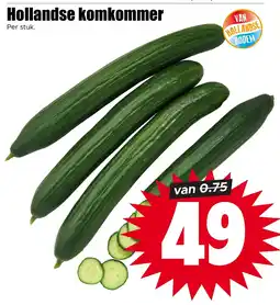 Dirk Hollandse komkommer aanbieding