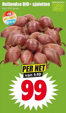 Dirk Hollandse BIO+ sjalotten aanbieding
