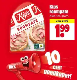 Dirk Kips roompate aanbieding