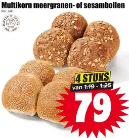 Dirk Multikorn meergranen of sesambollen aanbieding