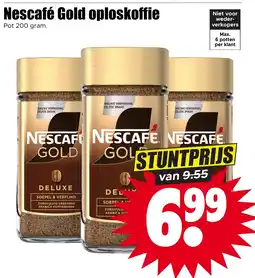 Dirk Nescafé Gold oploskoffie aanbieding