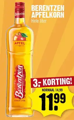 Dirk Berentzen Apfelkorn aanbieding