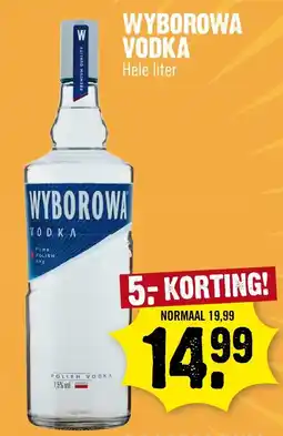 Dirk Wyborowa vodka aanbieding