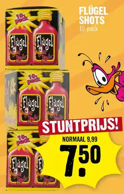 Dirk Flügel shots aanbieding