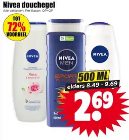 Dirk Nivea douchegel aanbieding