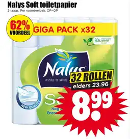 Dirk Nalys Soft toiletpapier aanbieding