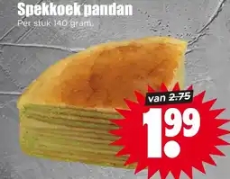 Dirk Spekkoek pandan aanbieding