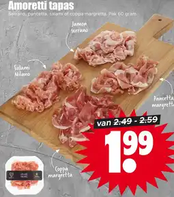Dirk Amoretti tapas aanbieding