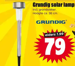 Dirk Grundig solar lamp aanbieding