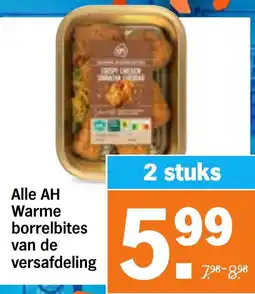 Albert Heijn AH Warme borrelbites van de versafdeling aanbieding