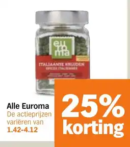 Albert Heijn Euroma aanbieding