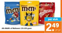 Albert Heijn M&M's of Maltesers aanbieding