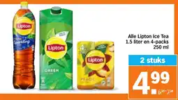 Albert Heijn Alle Lipton Ice Tea aanbieding