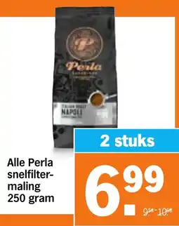 Albert Heijn Alle Perla snelfiltermaling aanbieding