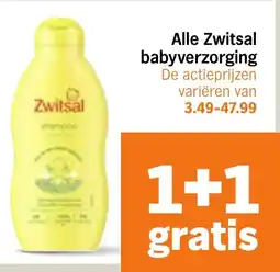 Albert Heijn Alle Zwitsal babyverzorging aanbieding
