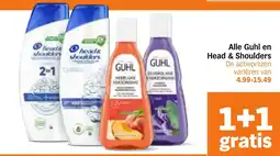 Albert Heijn Alle Guhl en Head & Shoulders aanbieding