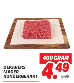 Dekamarkt Dekavers mager rundergehakt aanbieding