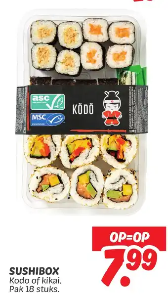 Dekamarkt Sushibox aanbieding