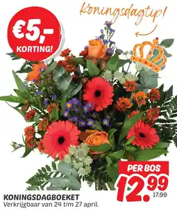 Dekamarkt Koningsdagboeket aanbieding