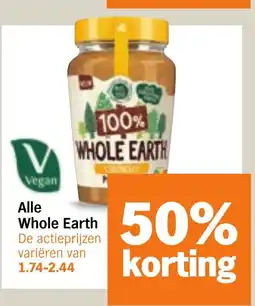 Albert Heijn Whole Earth aanbieding