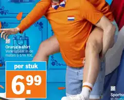 Albert Heijn Oranje trui aanbieding
