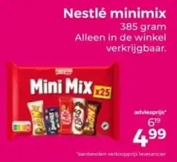 Trekpleister Nestlé minimix aanbieding
