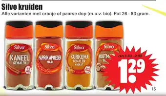 Dirk Silvo kruiden 26-83g aanbieding