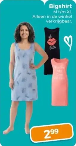 Trekpleister Bigshirt aanbieding