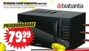 Dirk Brabantia combi magnetron BBEK1145DG aanbieding