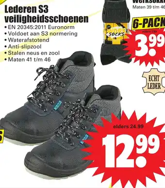 Dirk Lederen S3 veiligheidsschoenen aanbieding