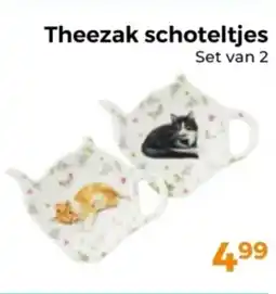Trekpleister Theezak schoteltjes aanbieding