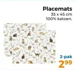 Trekpleister Placemats aanbieding