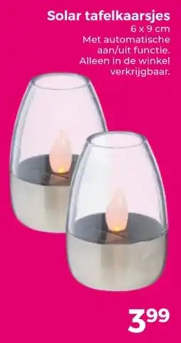 Trekpleister Solar tafelkaarsjes aanbieding