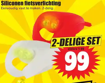 Dirk Silicon fietsverlichting aanbieding