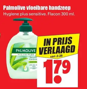 Dirk Palmolive vloeibare handzeep 300ml aanbieding