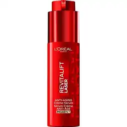 Etos L'Oréal Paris Revitalift Laser Triple Laser Anti-Aging Crème-Serum 50 ML aanbieding