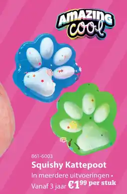 Toys2Play Amazing Cool squishy kattepoot sticky assorti aanbieding