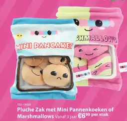 Toys2Play Marshmallows/pancakes pluche 2 assorti aanbieding