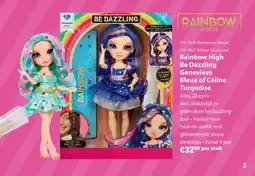 Toys2Play Rainbow High Be Dazzling Fashion Dolls Genevieve Bleue (Blue) aanbieding