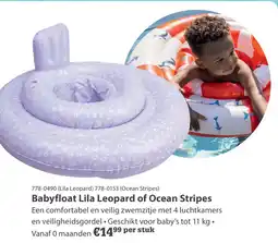 Toys2Play Swim Essentials baby float ocean stripes 69cm 0-1 jaar aanbieding